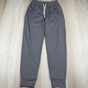 Vuori Mens Gray Ponto Performance Stretch Moisture Wicking Jogger Pants Size S